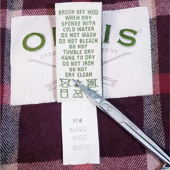 Orvis Insulated Cotton Vest Flannel Lining Brown Outdoor Sporting Men's Large - Picture 5 of 13